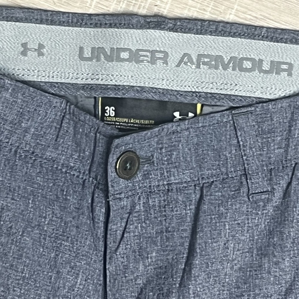 Under Armour UA Match Play Showdown Vented Golf Shorts GrayMen's 36 Performance - Picture 2 of 8